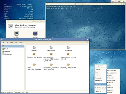 THUMB: sshot-20070531-xfce-debian.jpeg